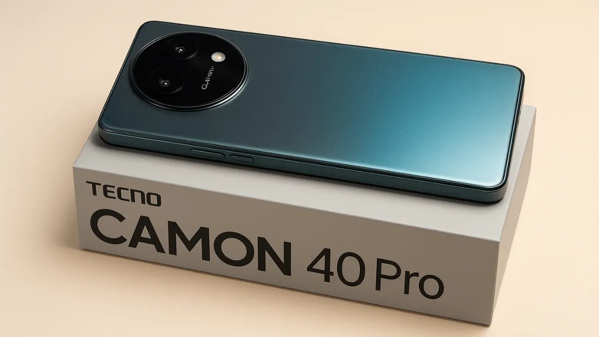 Tecno Camon 40 Pro : Stylish Design, Smooth Display & Camera-First Everyday Performance